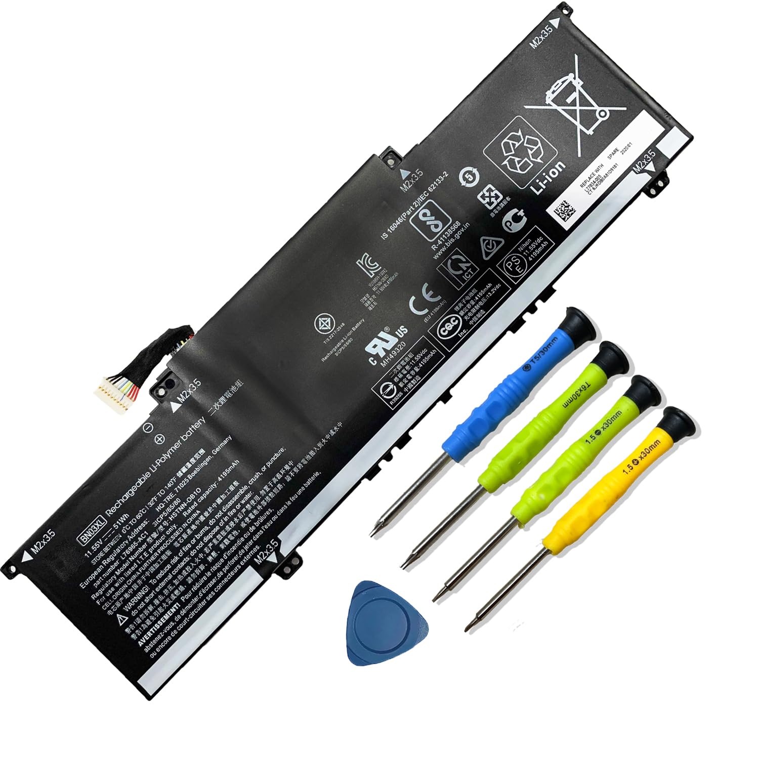 HP ENVY Laptop 13-ah0xxx ※バッテリー欠品 Amazon.com: 53.2Wh KC04XL Battery Replacement for HP Envy